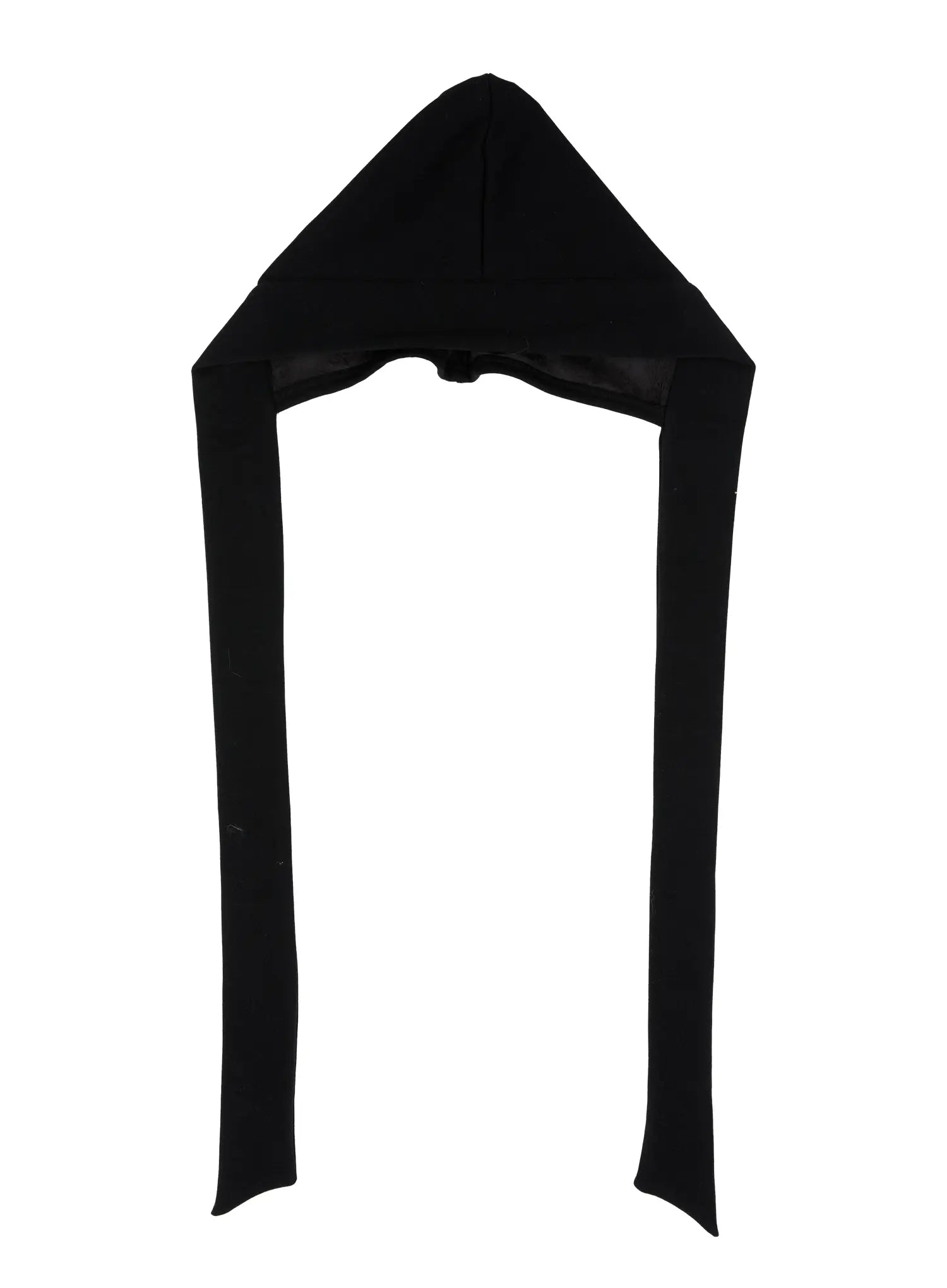 fleece-lined-hooded-scarf-cn527 / Black