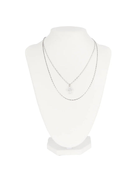 triple-layer-faux-pearl-cross-necklace-f502