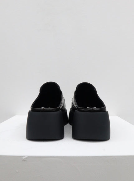 Platform Loafer Mules CF327
