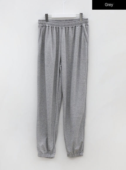 Plus Cotton Banded Sweat Pants IJ30