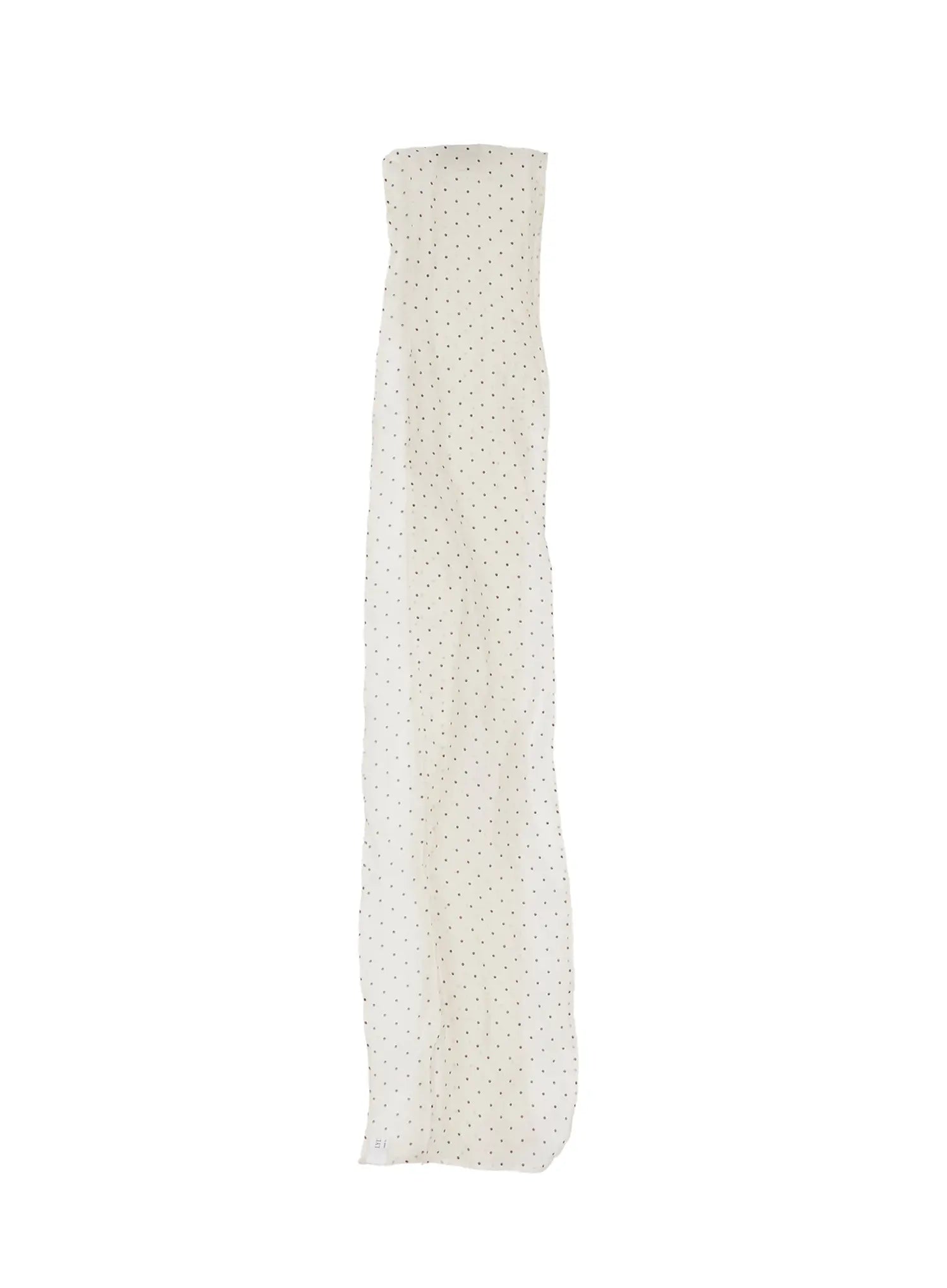Sheer Polka Dot Skinny Scarf CS524