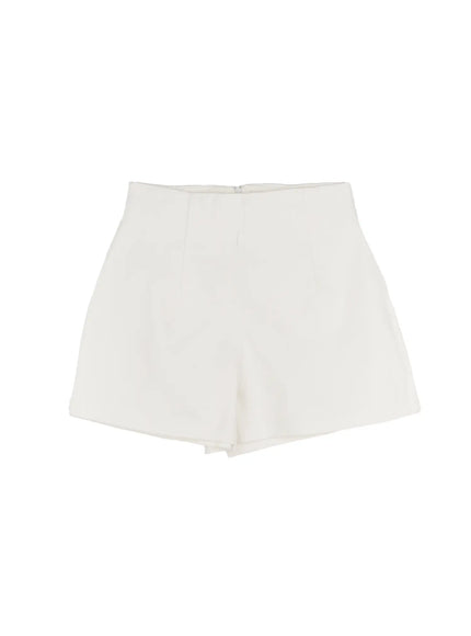 classic-high-waist-cotton-short-f502 / White