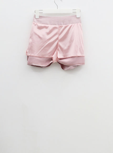 Satin Mini Skirt CJ330