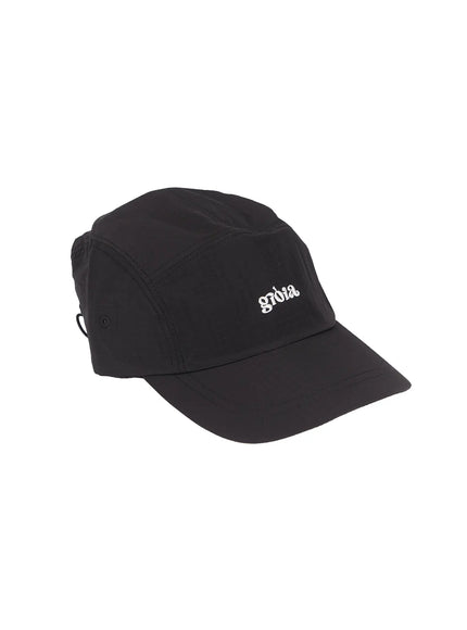 graphic-embroidered-hat-cu516 / Black