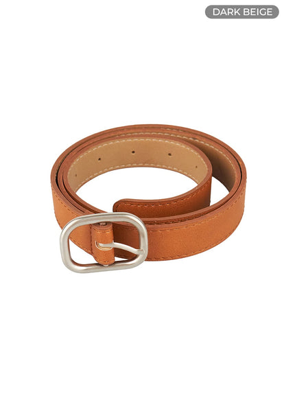solid-chic-belt-og419 / Dark beige