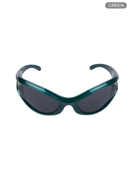 stylish-cat-eye-sunglasses-co402 / Green