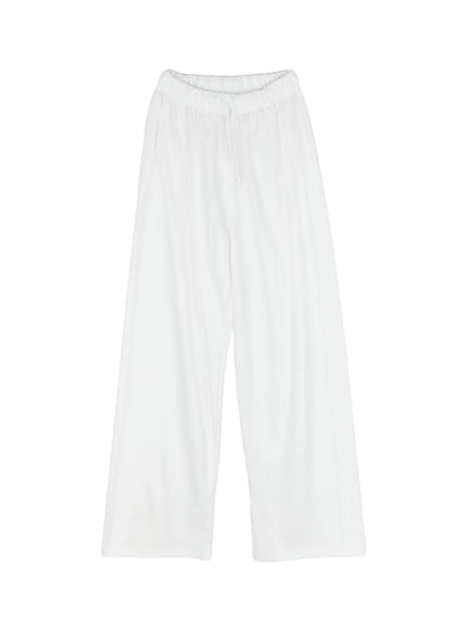wide-leg-casual-sweatpants-cg514 / White