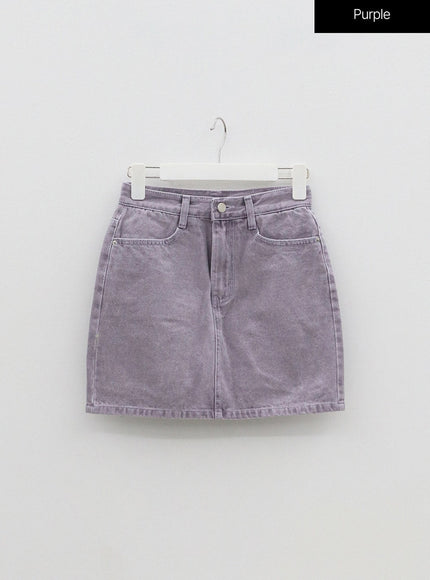 High Waist Cotton Skort OF328