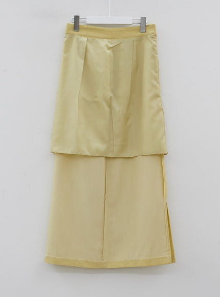 Tailored Maxi Skirt CJ08