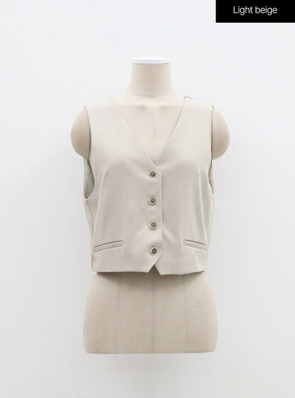 Button Vest BF315