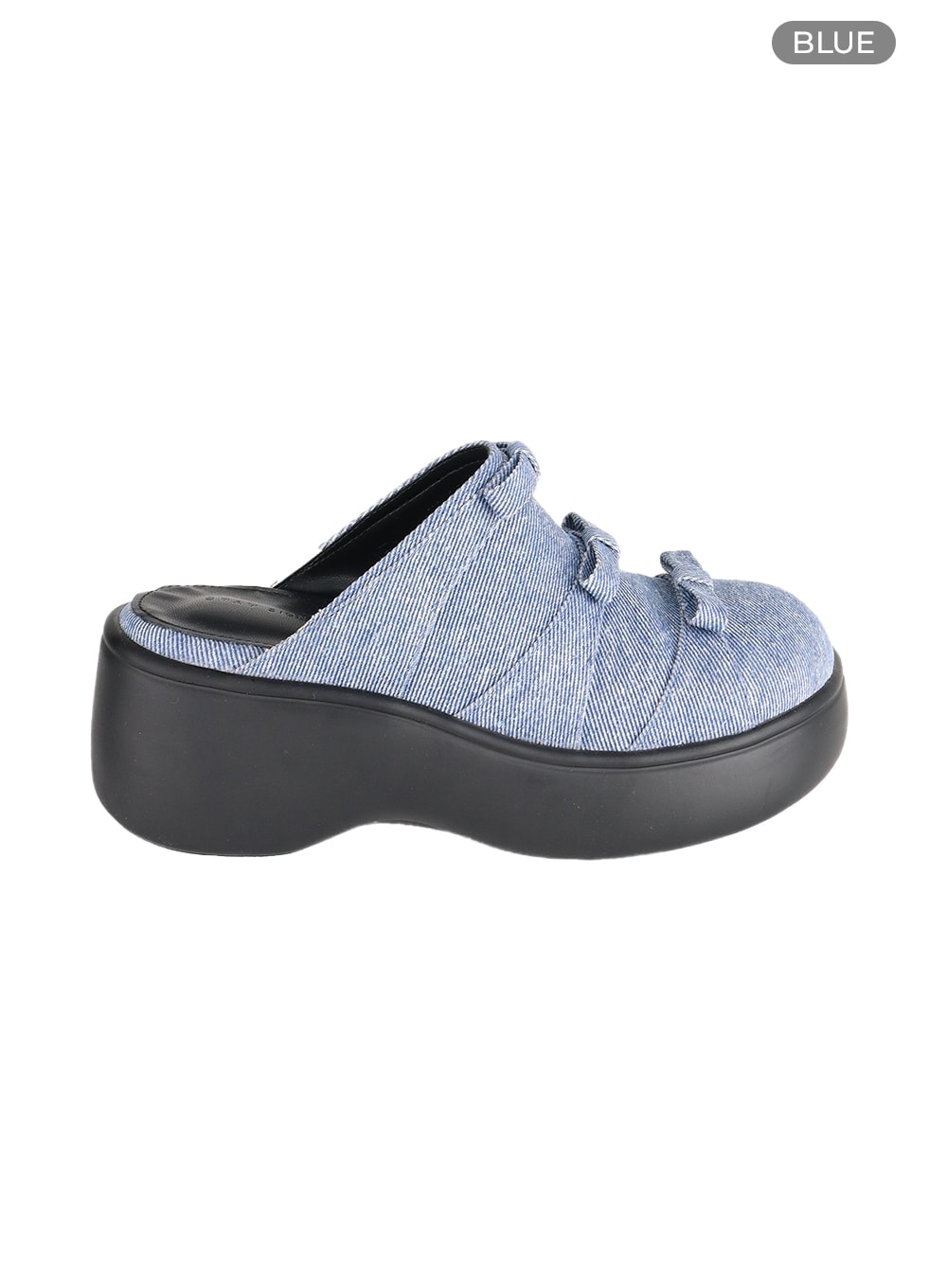 faux-leather-mule-shoes-cm411 / Blue