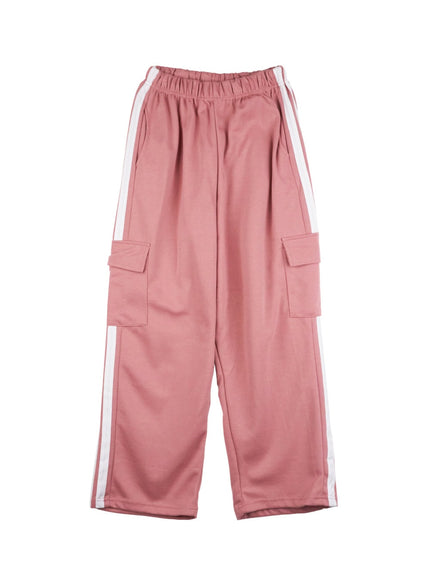 loose-fit-baggy-cargo-sweatpants-on418 / Pink