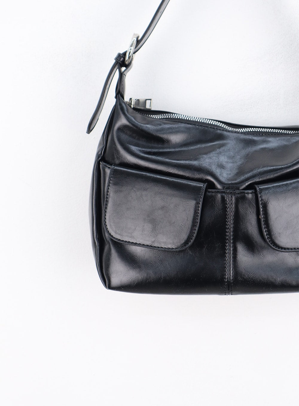 Faux Leather Cross Body Bag