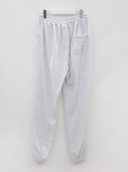 Plus Cotton Banded Sweat Pants IJ30