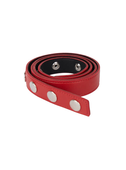 single-stud-belt-cl528 / Red
