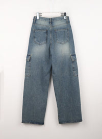 washed-denim-cargo-jeans-in302