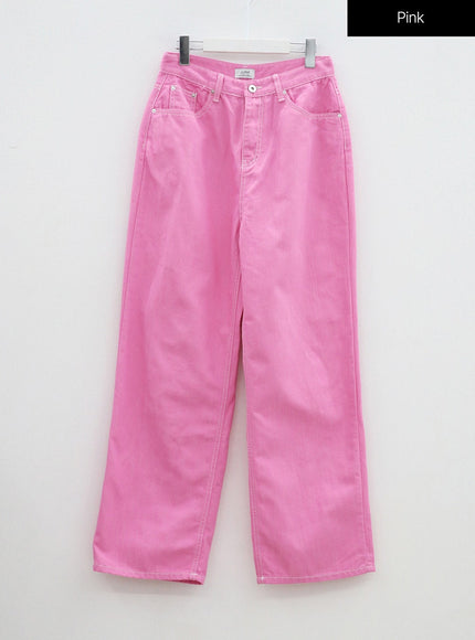 Colorful Wide Leg Cotton Pants BM304