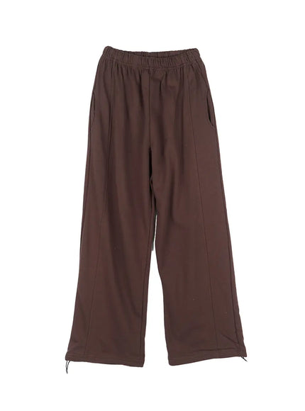 essential-loose-fit-sweatpants-cl508 / Dark brown