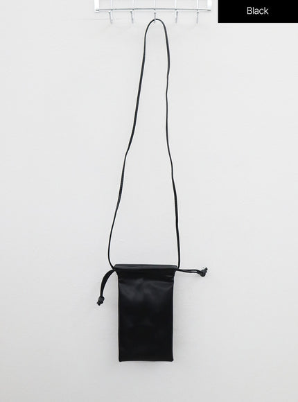 Square Faux Leather Mini Bag BF323