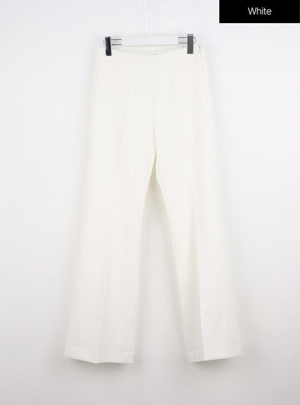 flared-tailored-pants-io317 / White