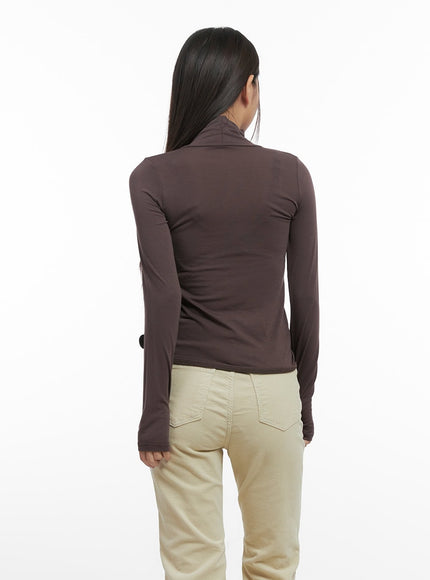 Rollkragenwärmer Crop Top CN08