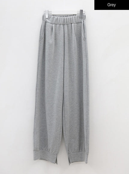 Colorful Slit Sweat Pants OU6