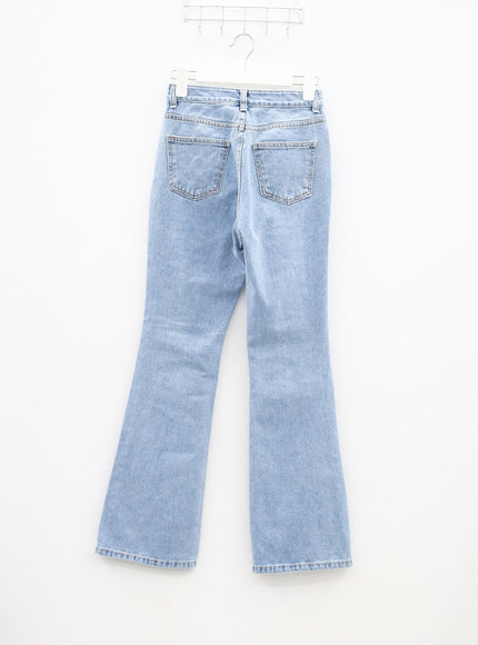 Ripped Bootcut Jeans BF306