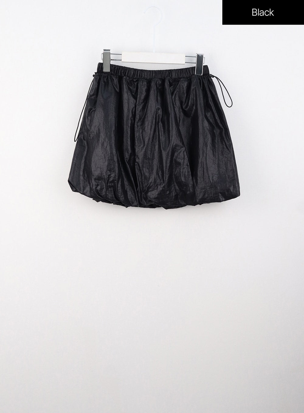 Balloon Nylon Mini Skirt IS306