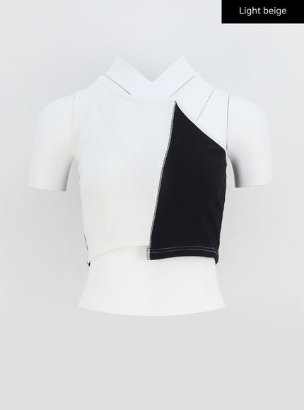 Two Color Unbalanced Top BY308