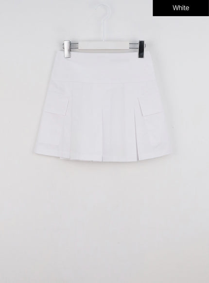 double-pocket-pleated-mini-skirt-ig312