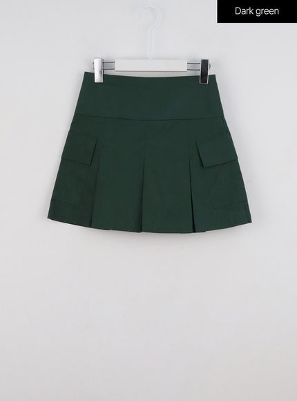 double-pocket-pleated-mini-skirt-ig312