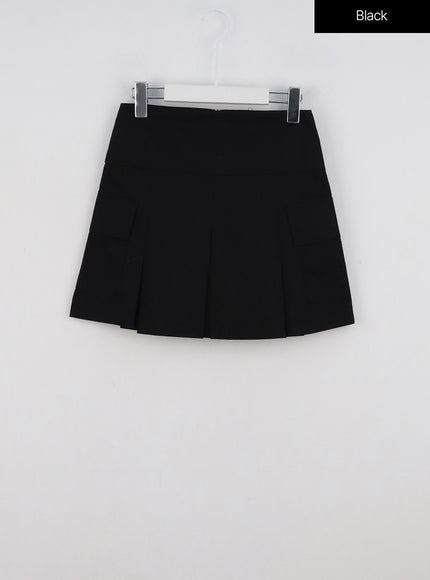double-pocket-pleated-mini-skirt-ig312