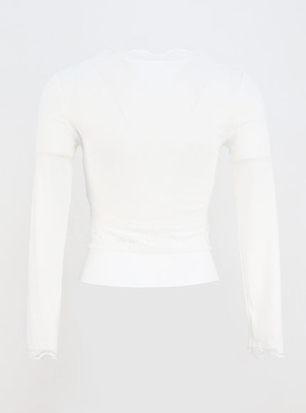 lace-button-cardigan-by331