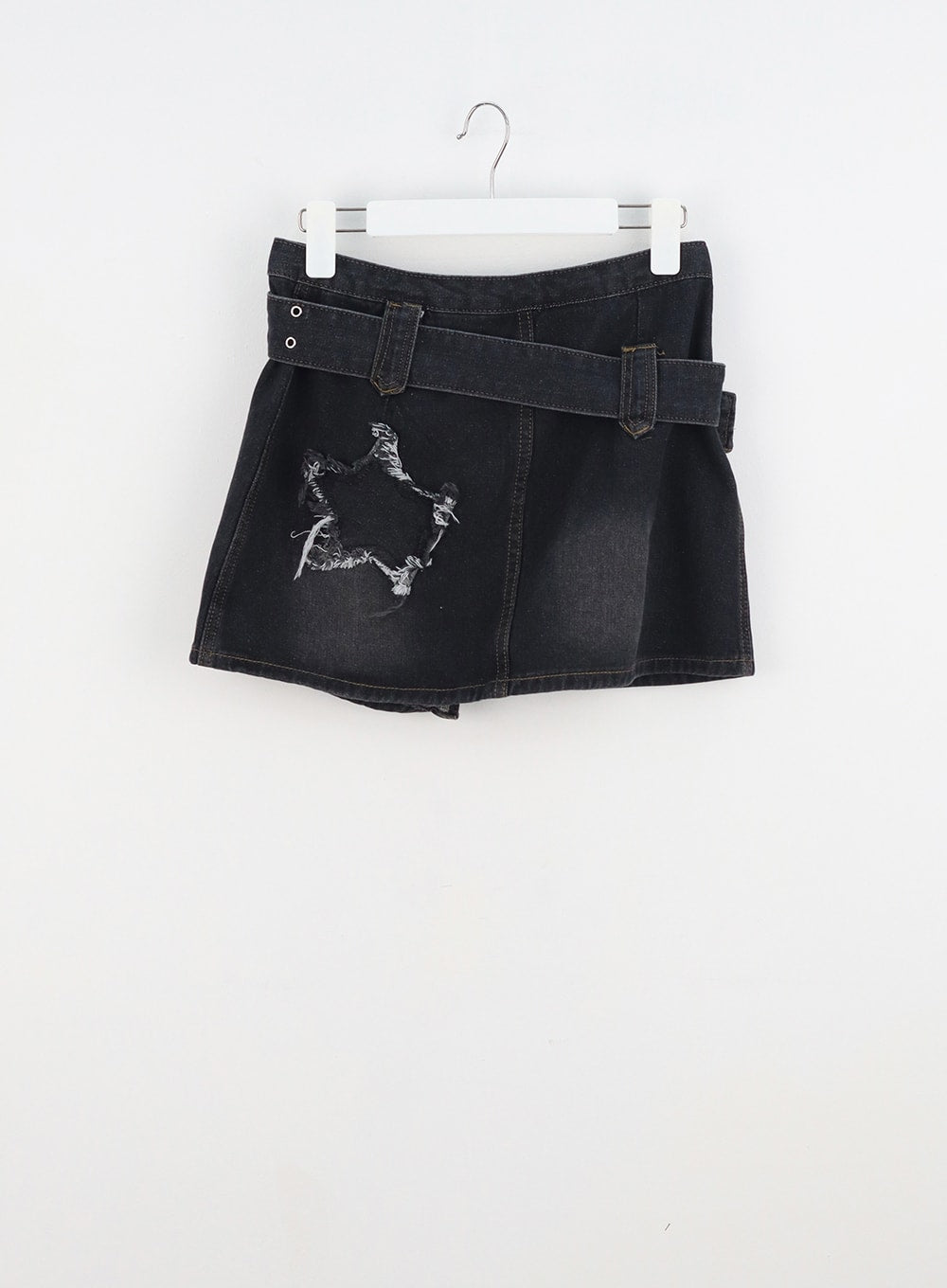 Star denim 2025 black skirt