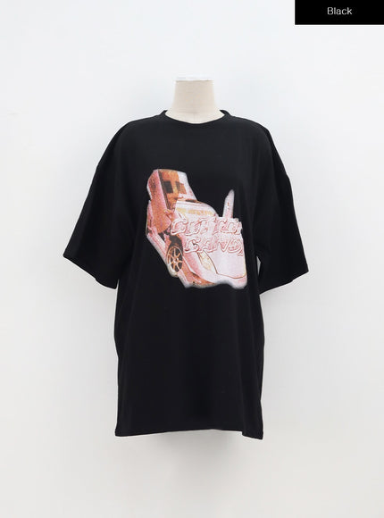 Oversized Graphic Tee BA327