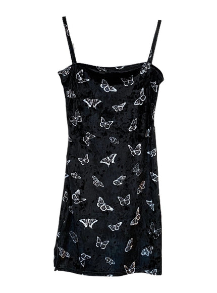Butterfly Print Mini Strap Dress #Lewkin Original #1126K8
