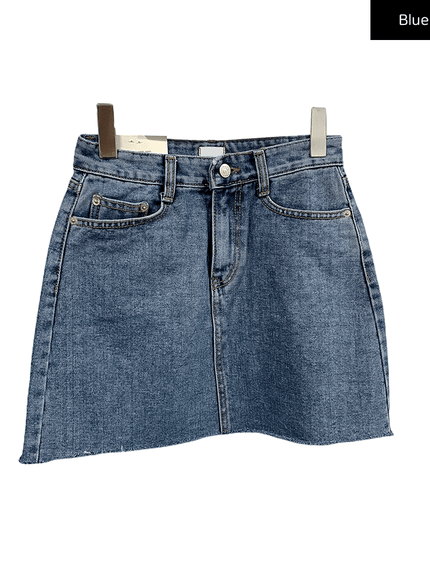 Denim Mini Skirt J28
