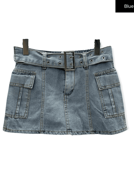 Denim Mini Skirt J21