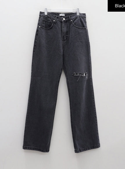 Torn Wide Leg Jeans CM18