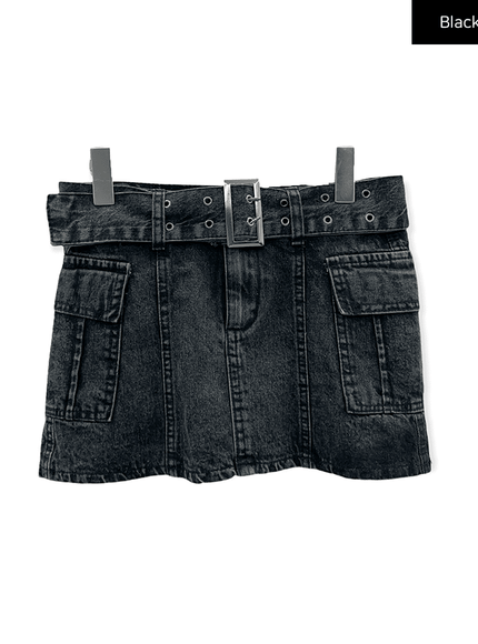 Denim Mini Skirt J21