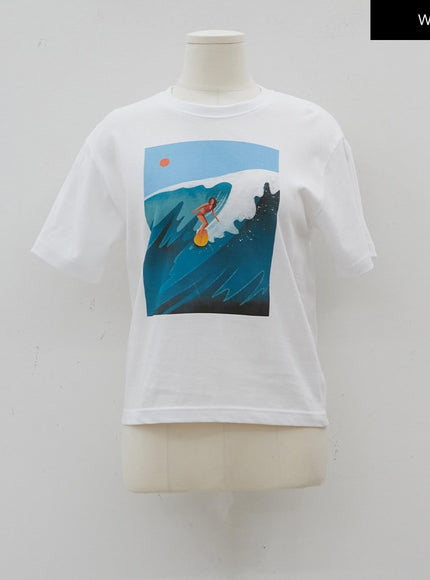 Surfing Graphic Tee CJ02