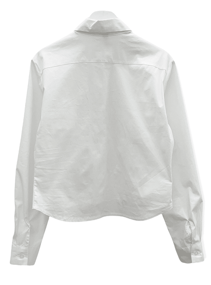 Cropped Shirt with Pockets C2601