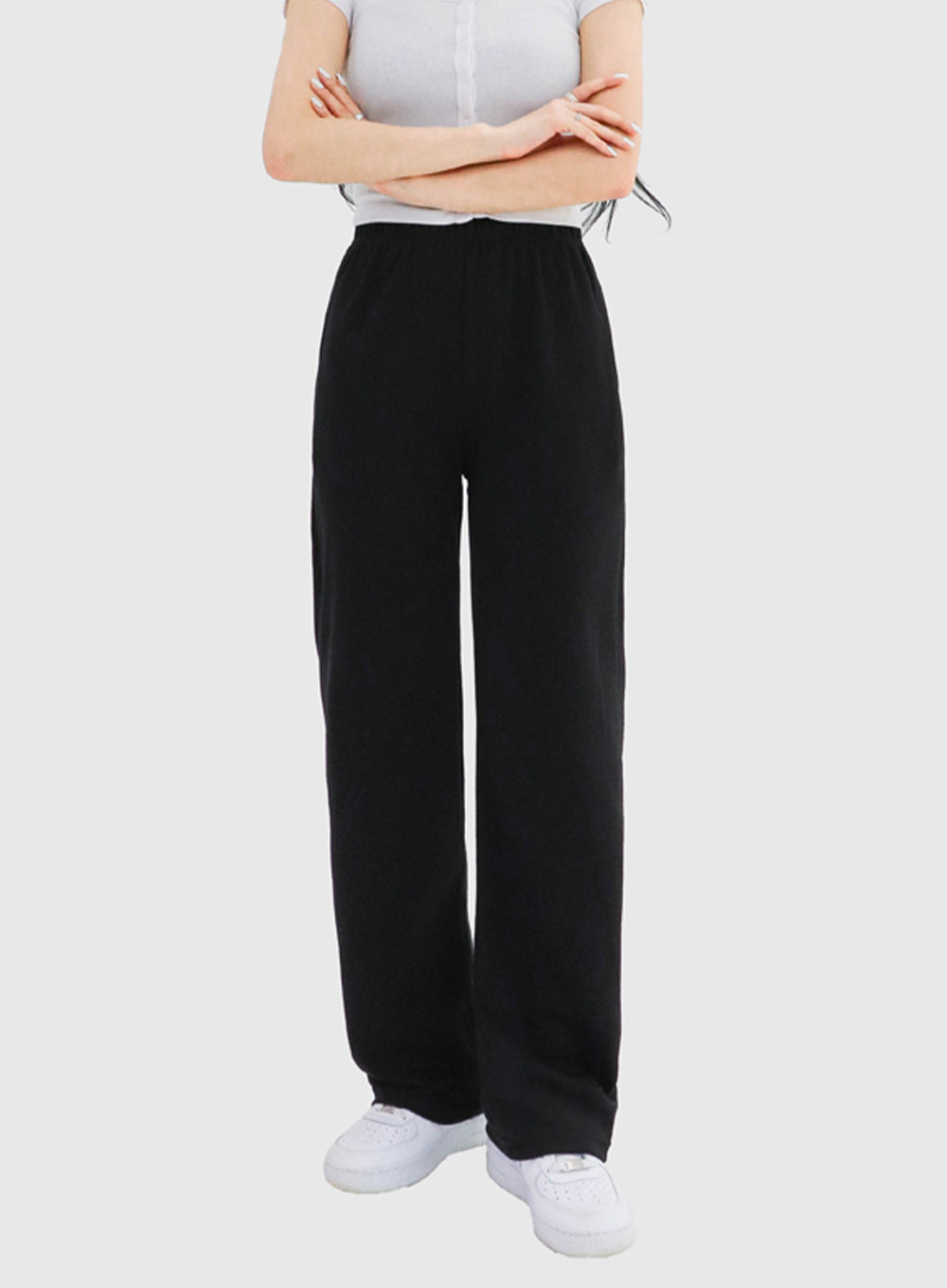 meer.／RIB HEM SWEAT PANTS-