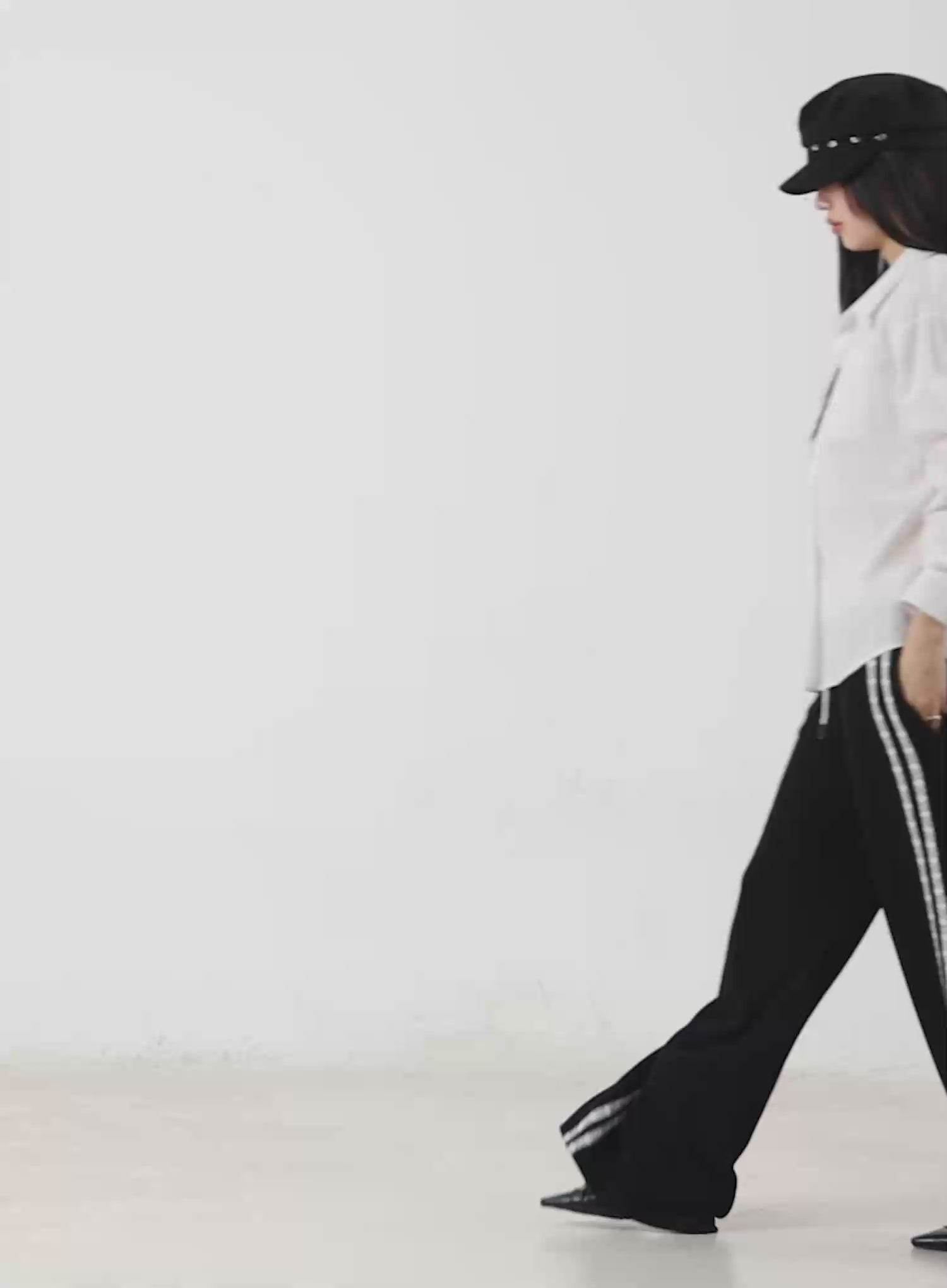 Striped Lace Sweatpants CM511