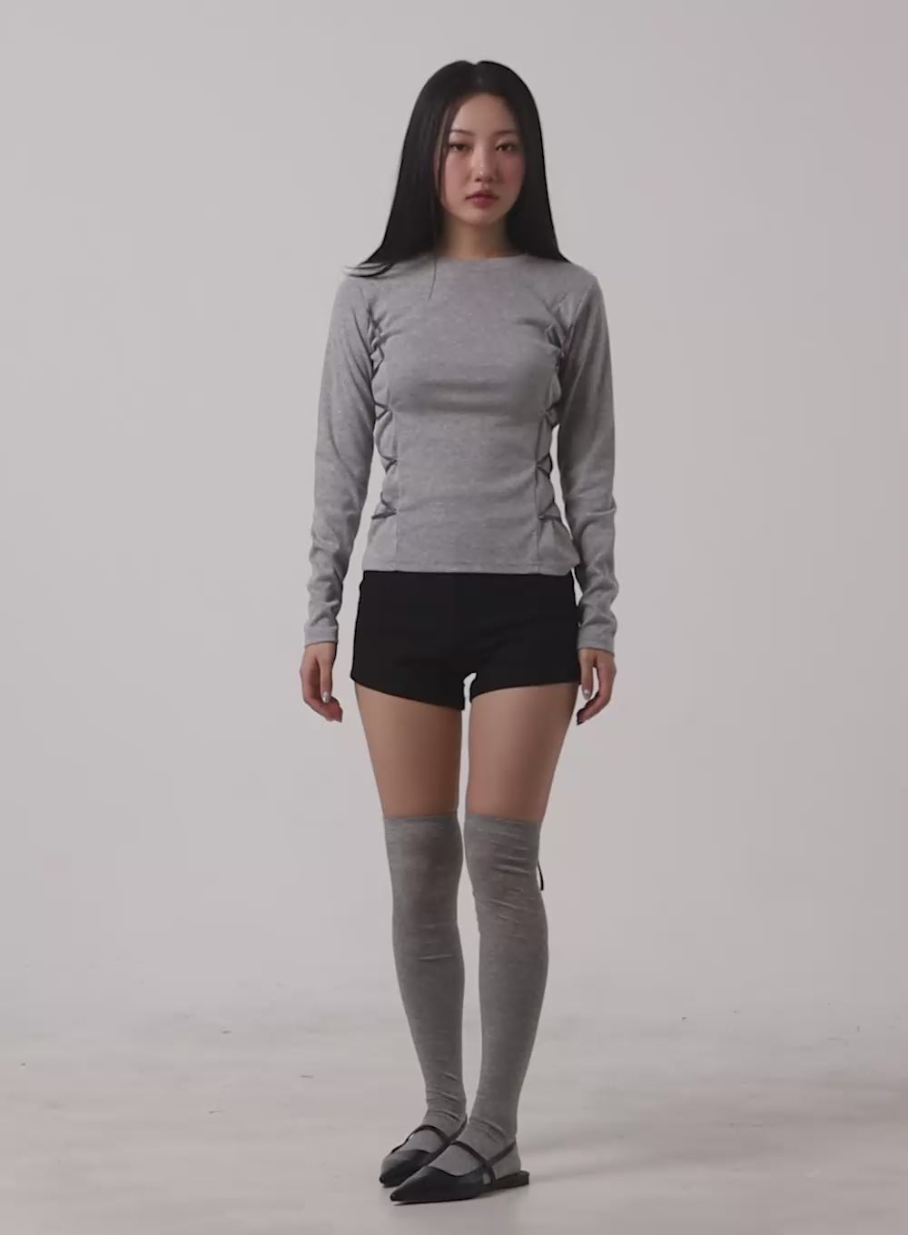 Side Strap Long Sleeve CY403