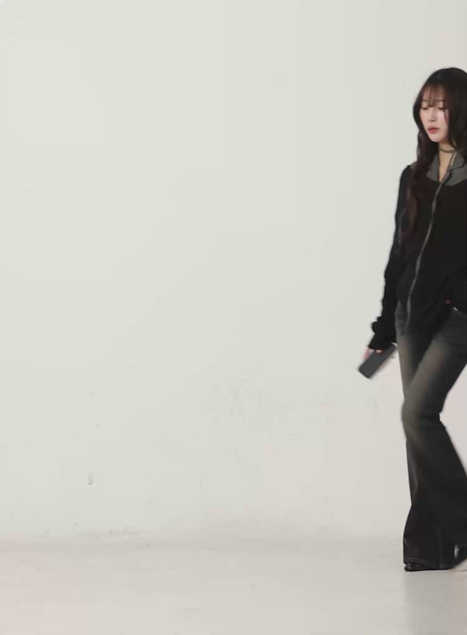 Casual Asymmetrical Knit Hoodie CN524