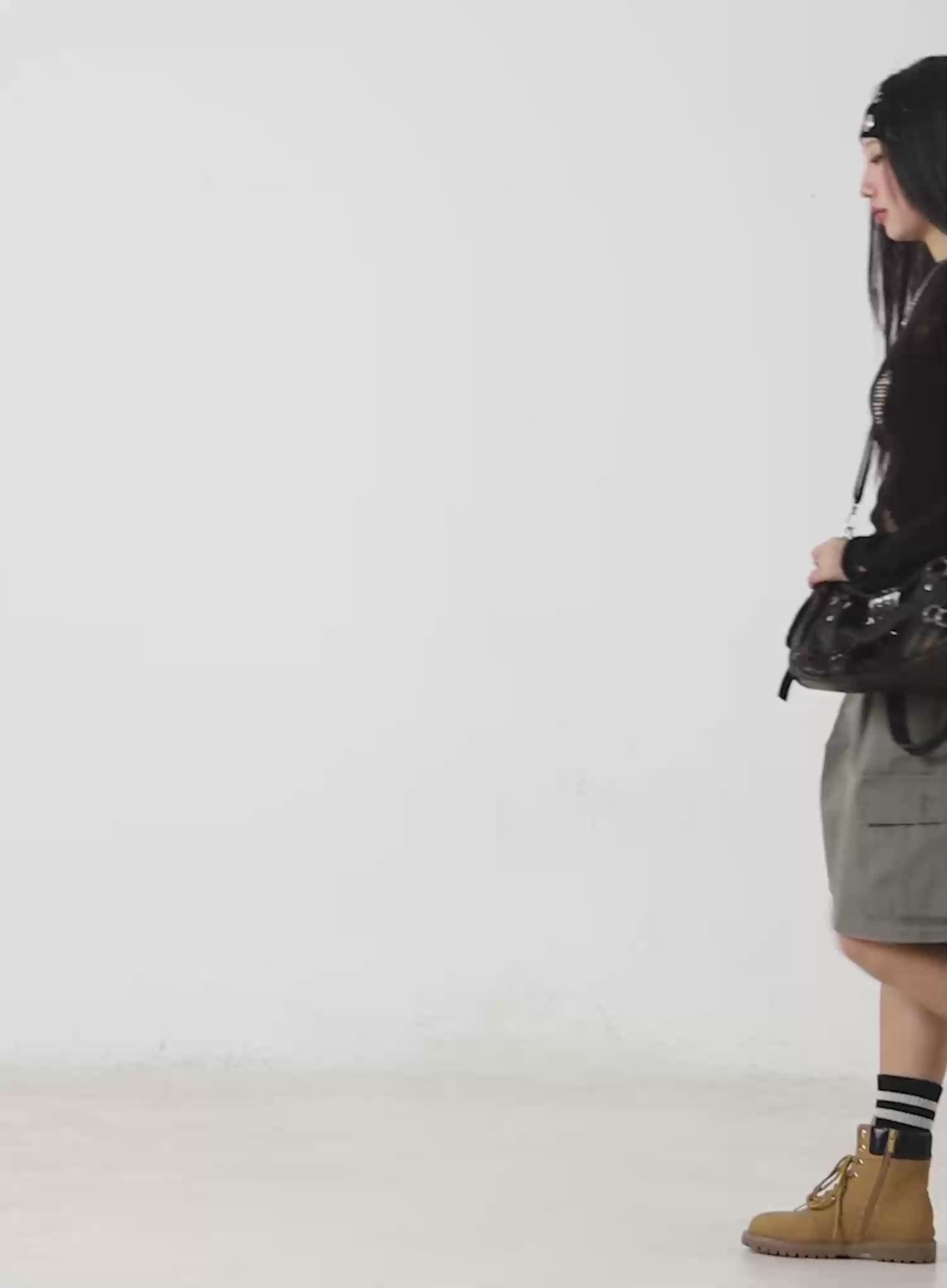 Distressed Knit Long Sleeve Top CM511