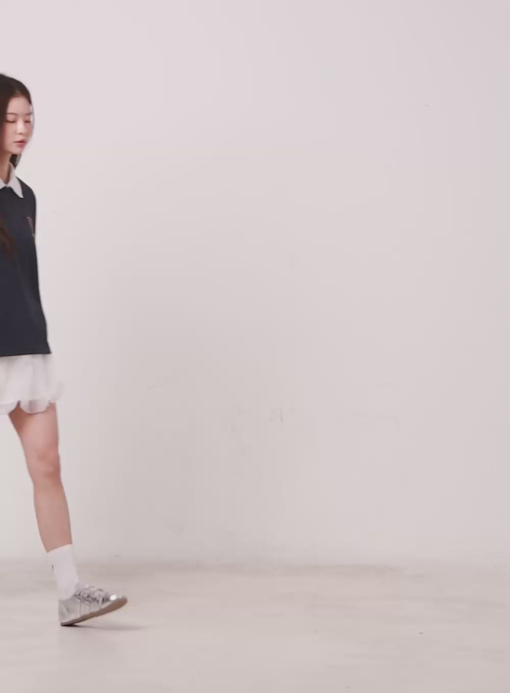 Sheer Cloud Bubble Mini Skirt IY513