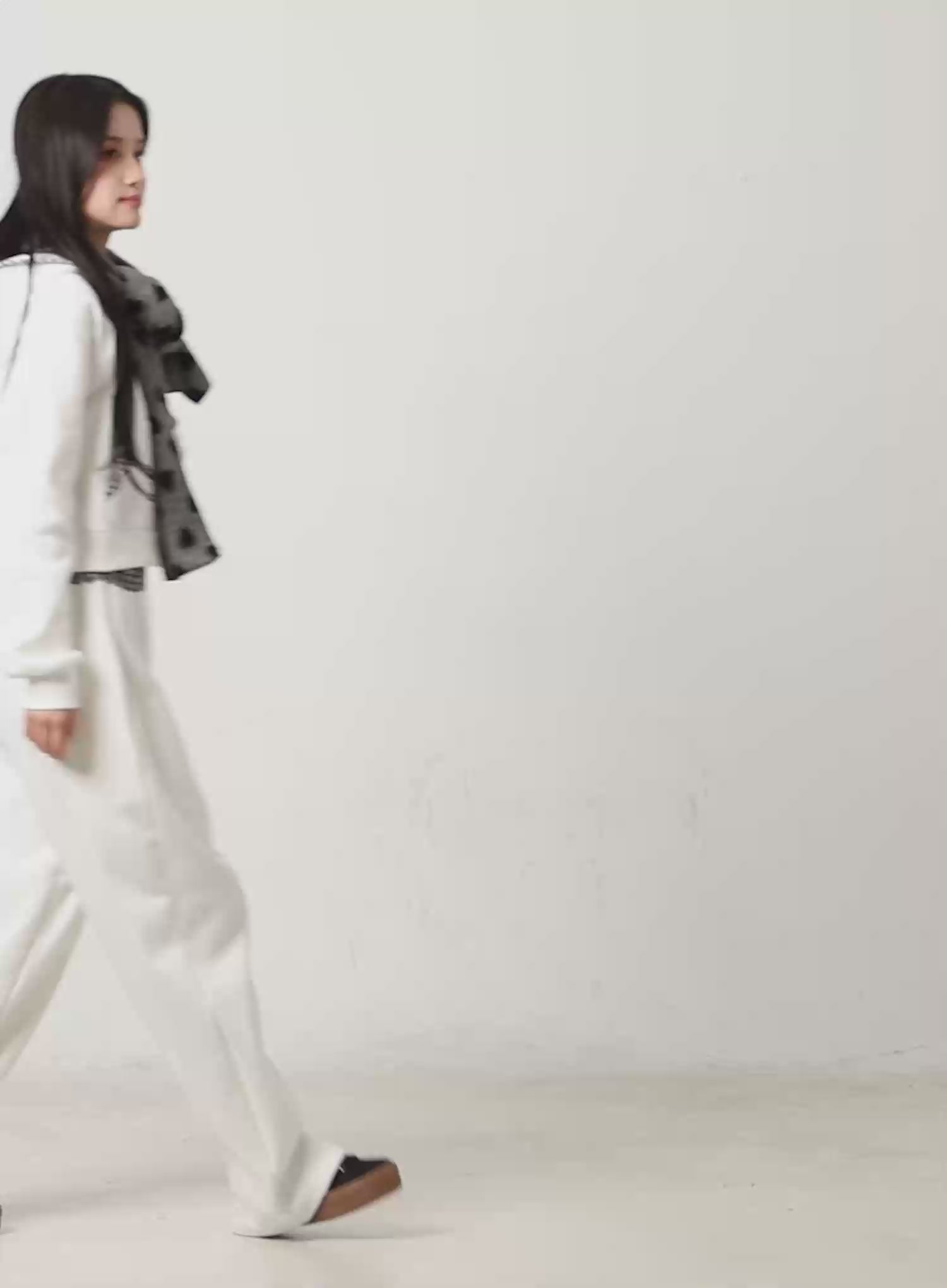 Heart Knit Scarf CN527