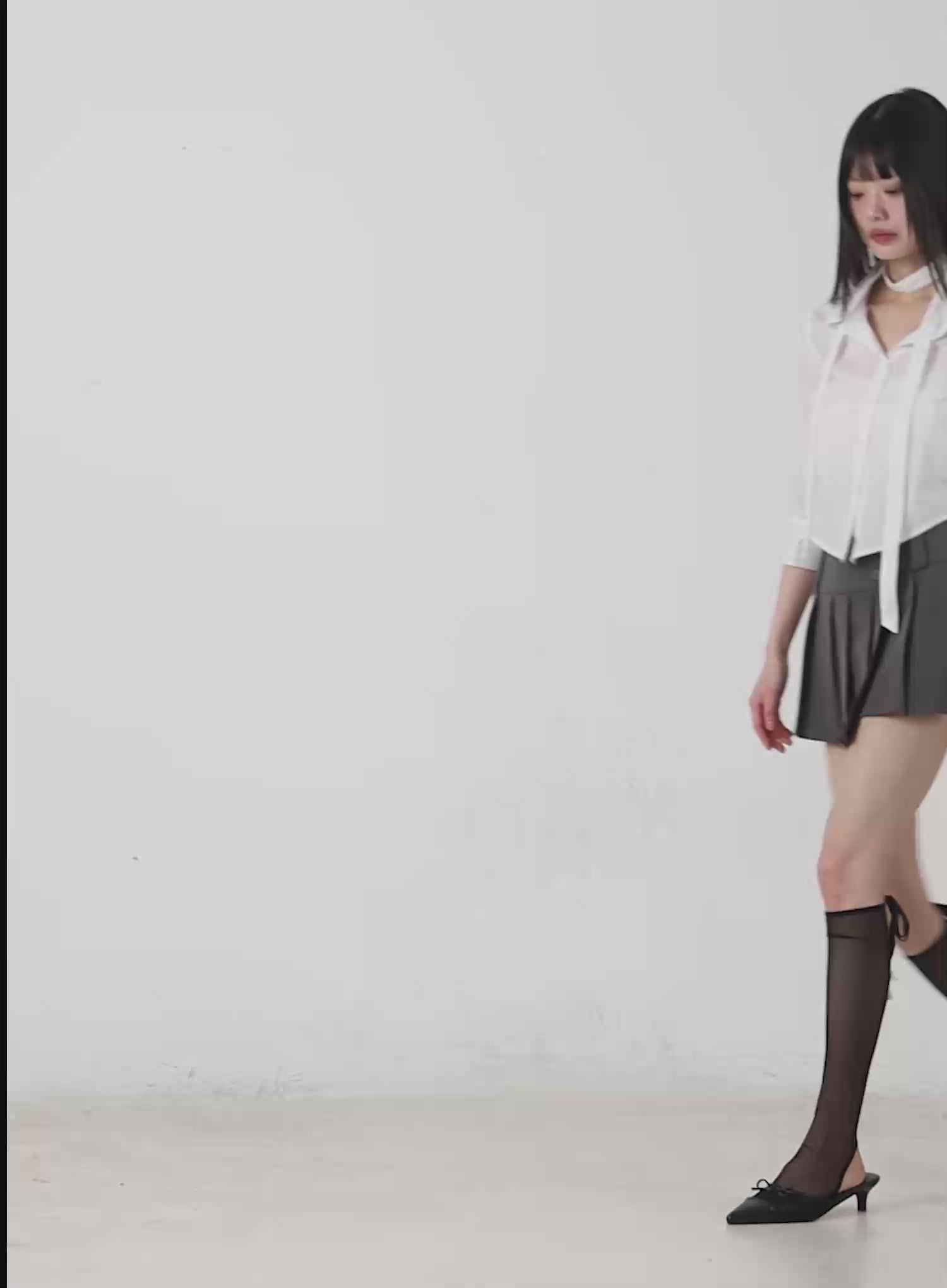 Pleated Mini Skirt CM525